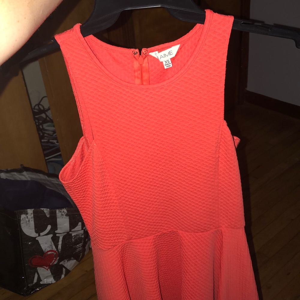Orange dress